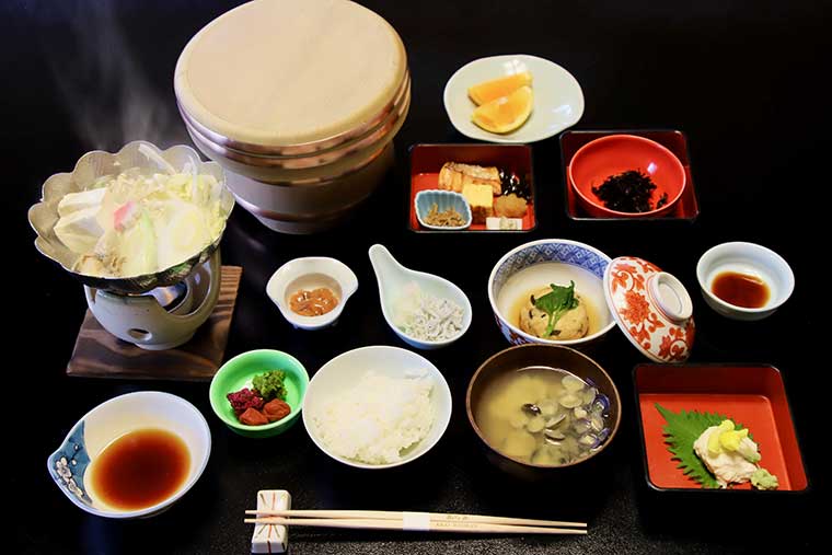 新井旅館 朝食