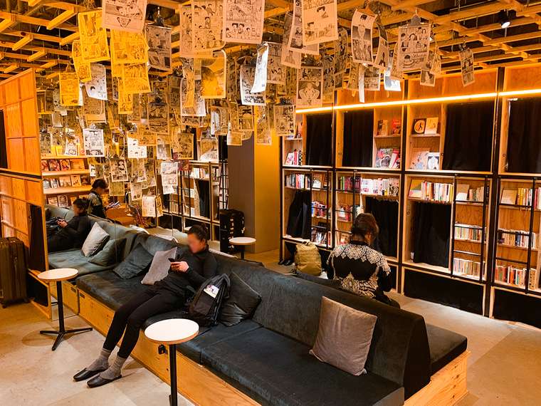 「BOOK AND BED TOKYO SHINJUKU」新宿歌舞伎町 ホテル 本屋