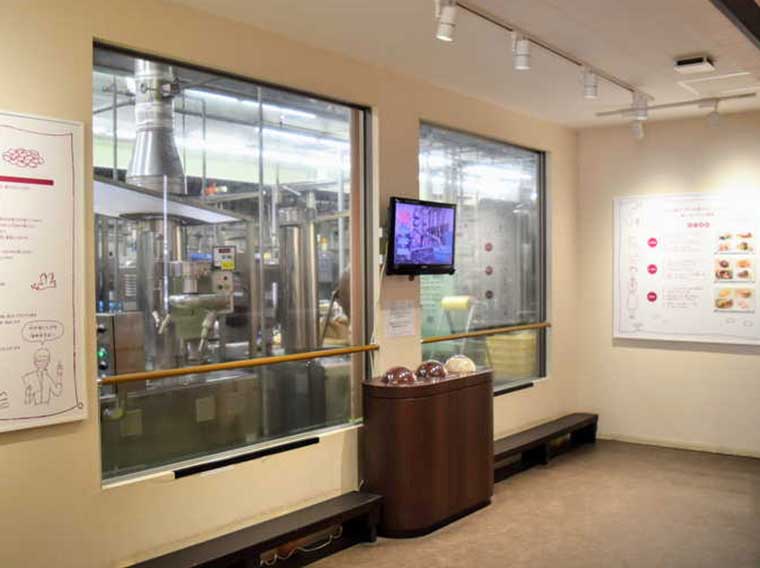 シャトレーゼ白州工場 製餡ブース