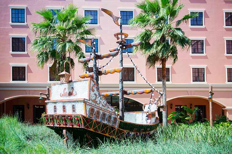 東京ディズニーセレブレーションホテル 中庭