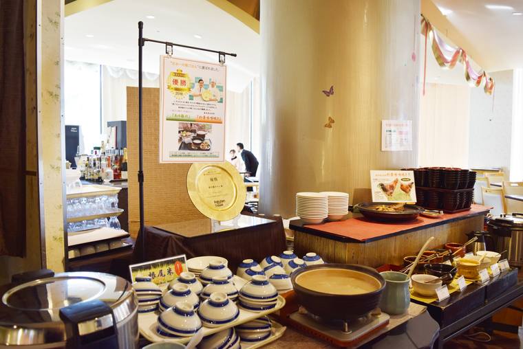 岐阜都ホテル 朝ごはんフェスティバル2018優勝メニューコーナー