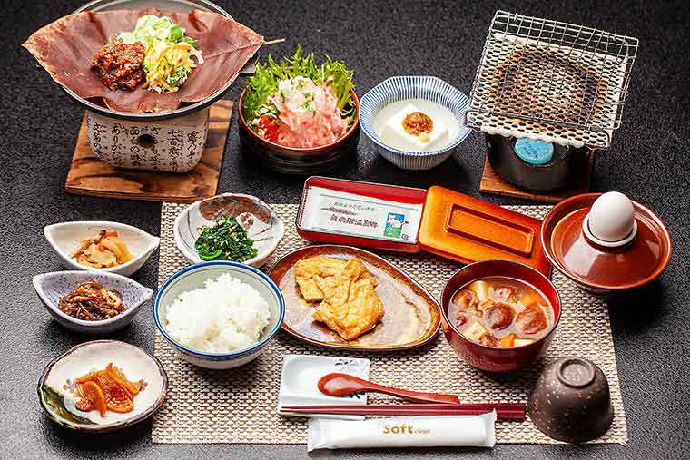 奥飛騨温泉郷 花ごころ万喜(ばんき) 朝食