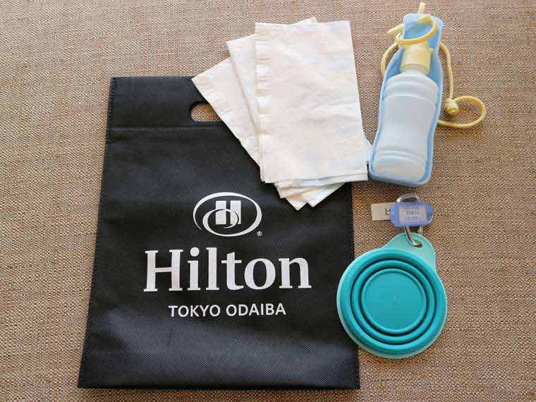 ヒルトン東京お台場 お出かけ用のお散歩グッズ