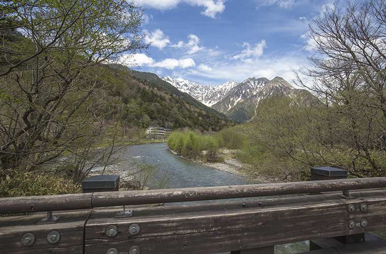上高地の田代橋