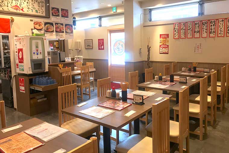 魚がし食堂 店内