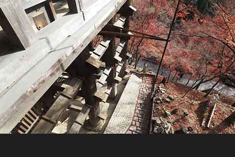 800年支えることのできる柱には屋根が!