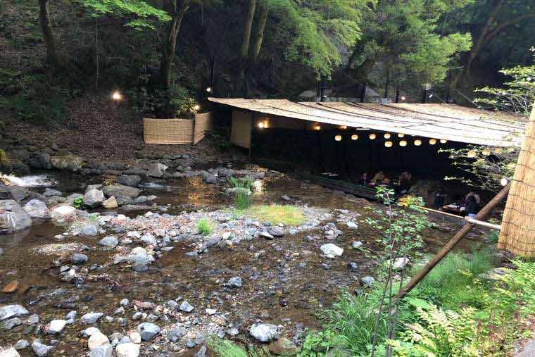 京貴船ひろやの川床
