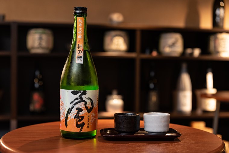 熊野古道 熊野倶楽部 里山Barで地酒