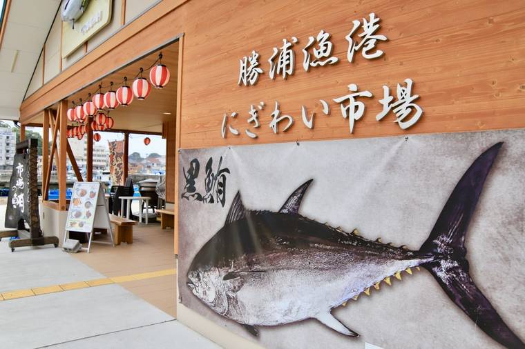 勝浦漁港 「にぎわい市場」