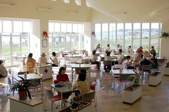 北海道 道の駅「みたら室蘭」ラウンジ