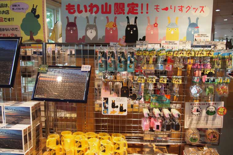 藻岩山 もいわ中腹駅 もーりすグッズ
