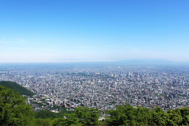 藻岩山山頂 展望台