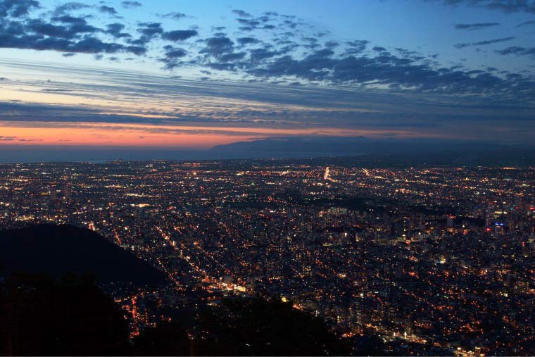 藻岩山 夜景