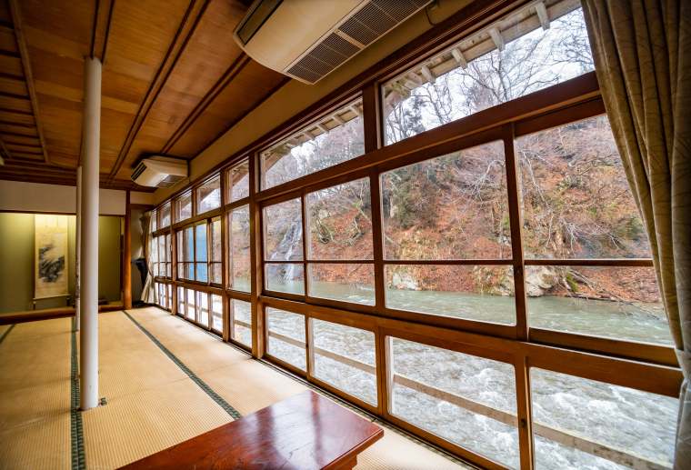 鉛温泉 藤三旅館 景色