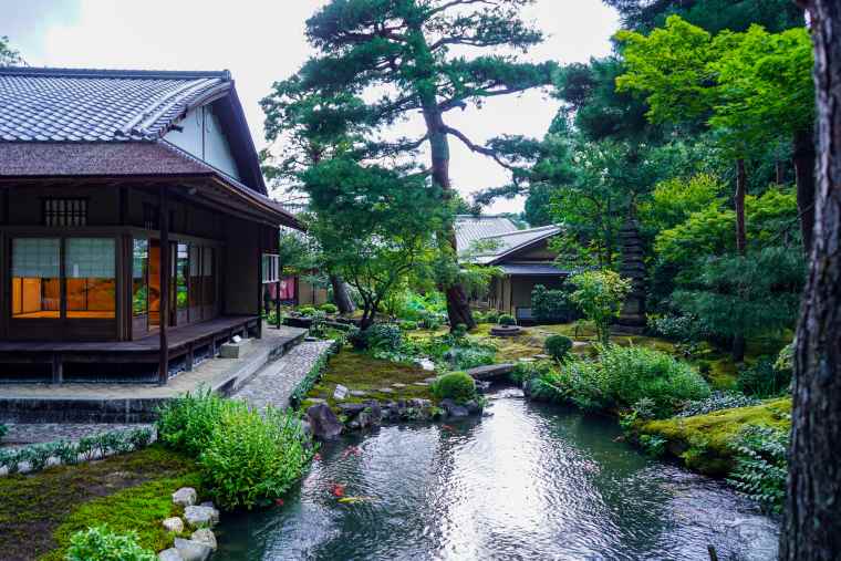 京都 南禅寺 湯豆腐 順正 庭園