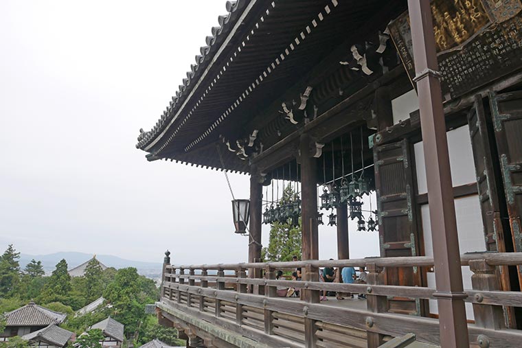 二月堂の舞台(回廊)