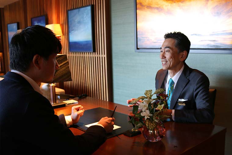 日和山温泉 ホテル 金波楼 今津一也総支配人