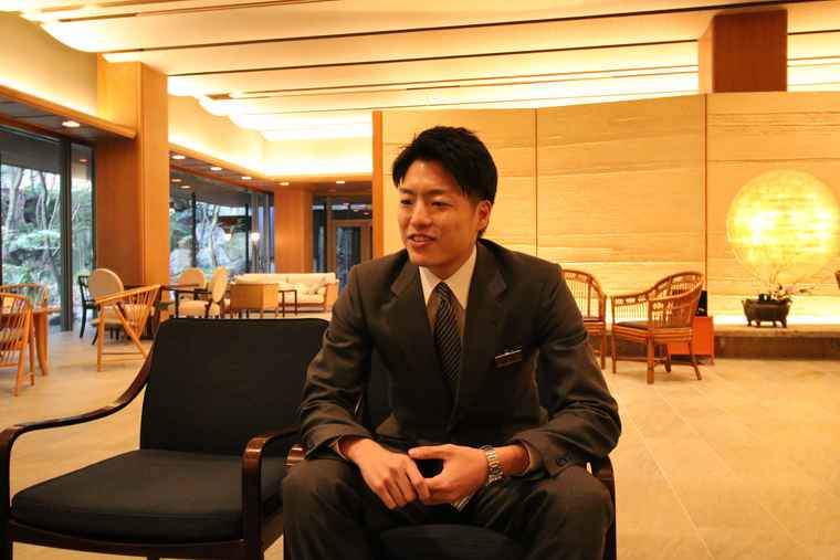 城崎温泉 西村屋ホテル招月庭 スタッフの青木さん