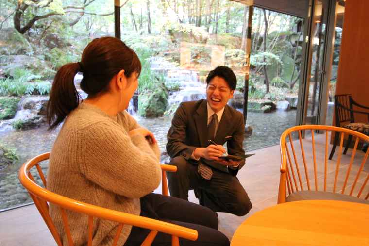 城崎温泉 西村屋ホテル招月庭 スタッフの青木さん