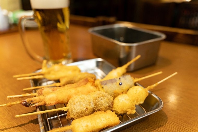 味の関所 大よしの串カツ