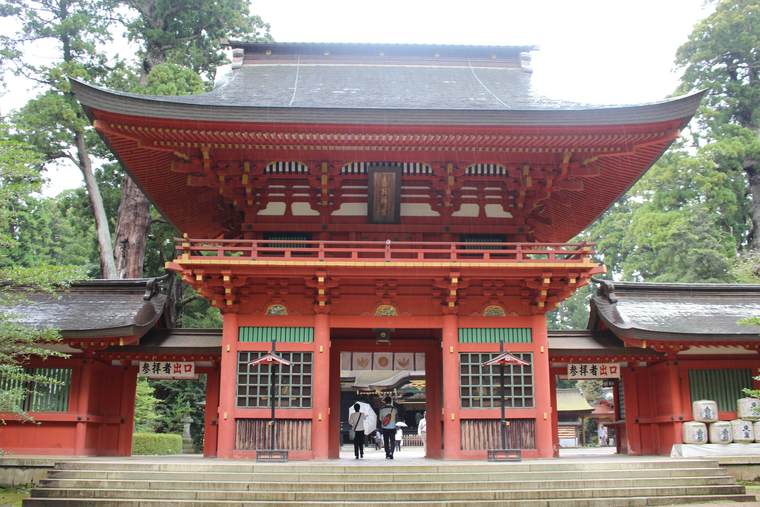 香取神宮 重要文化財に指定されている楼門