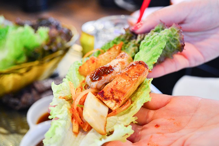 新大久保 韓国料理「でじにらんど」 サムギョプサル