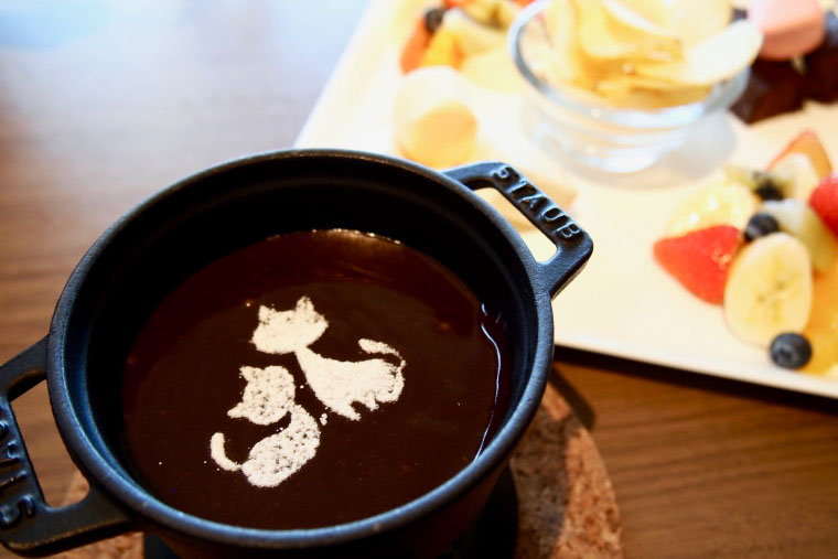 チョコレートフォンデュ