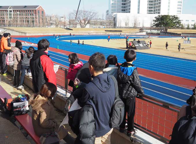 競技場内ではキッズレースとスプリントレース両方観戦可能