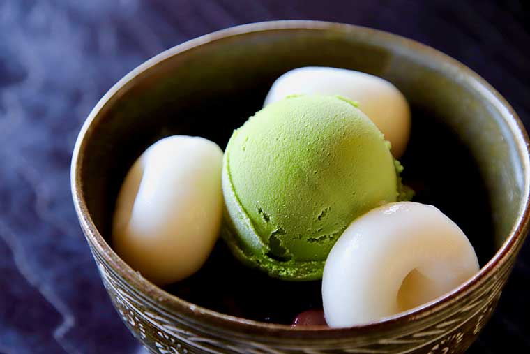 茶庵芙蓉 白玉あずき