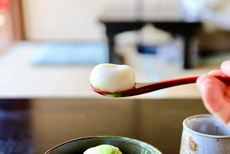 茶庵芙蓉 白玉あずき
