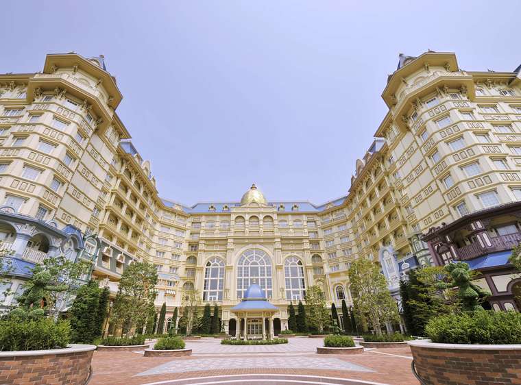 東京ディズニーランドホテル ホテル外観 ミッキ-