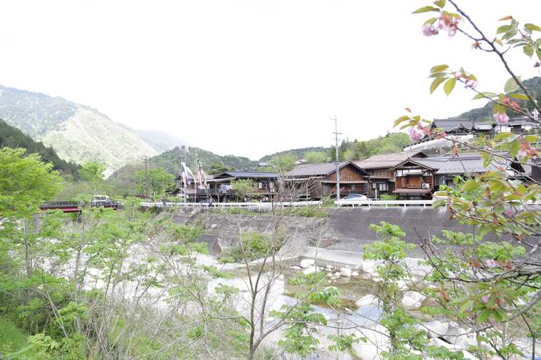 妻籠宿 駐車場からの眺め