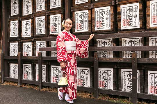 宇治きもの散策
