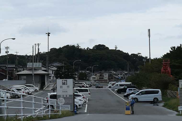 輪島朝市 駐車場