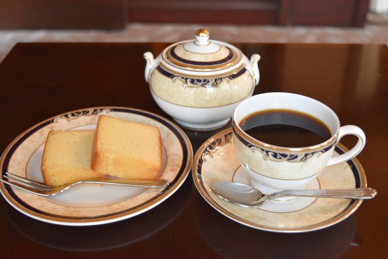アサヒビール大山崎山荘美術館のワインケーキ