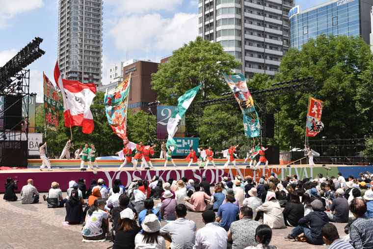 YOSAKOIソーラン祭り 大通西8丁目会場 フリースペース