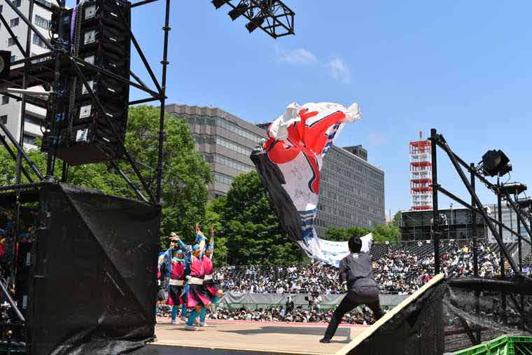 YOSAKOIソーラン祭り 大通西8丁目会場 特別観覧席