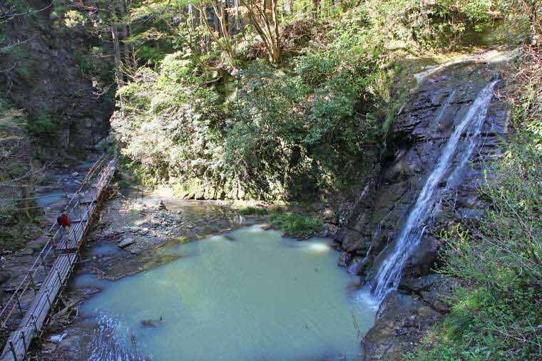 千葉養老渓谷「幻の滝」「小沢又(こざわまた)の滝」