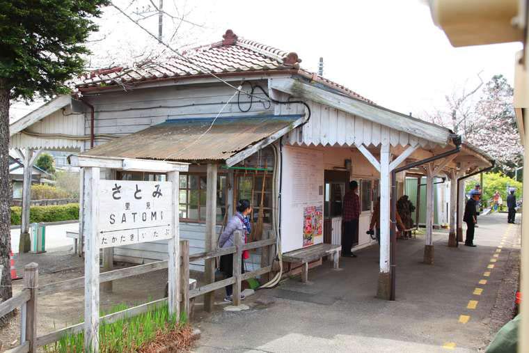 千葉 小湊鉄道のトロッコ列車 里見