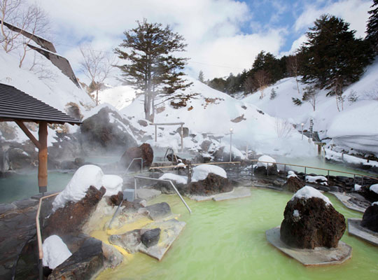 万座温泉 万座高原ホテル(石庭露天風呂)