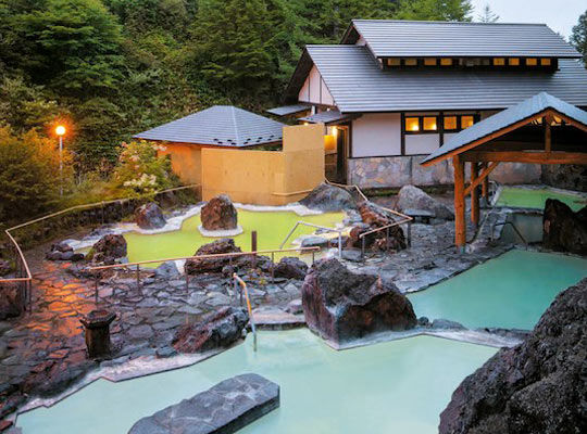万座温泉 万座高原ホテル(石庭露天風呂)