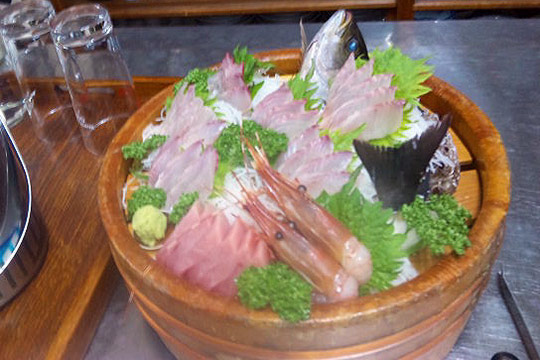 基本プランのお刺身