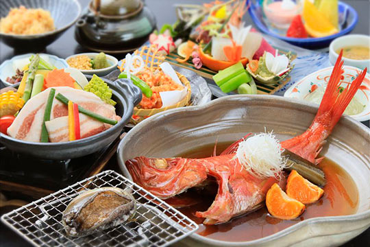 熱海温泉 秀花園湯の花膳