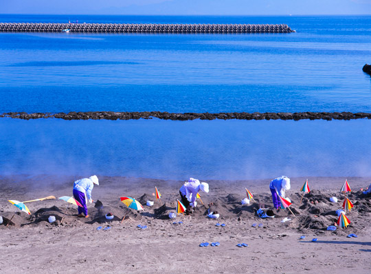 砂むし温泉