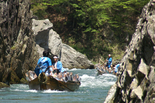 鬼怒川ライン下り