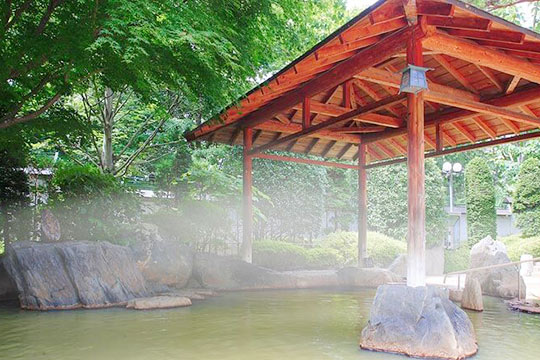 秋保温泉 篝火の湯 緑水亭