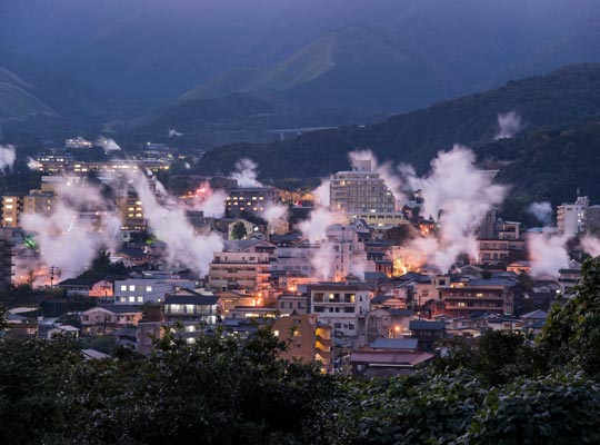別府の街