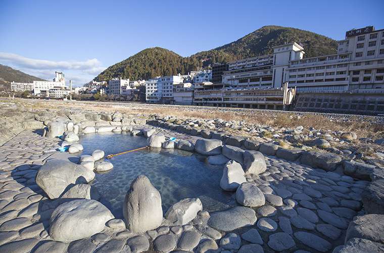 下呂温泉 噴泉地