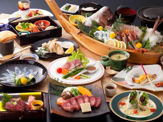 大和屋本店 食事例