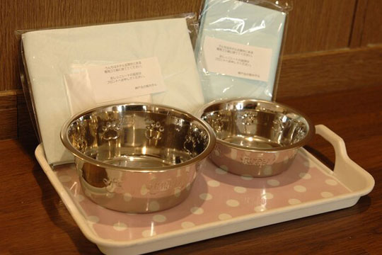 神戸北の坂ホテル ワンちゃん用備品